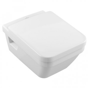 Set vas WC rimless suspendat, Villeroy&Boch Architectura DirectFlush, cu capac inchidere lenta si rezervor Geberit Duofix - 7
