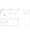 Cada otel BetteForm 170x70cm , 2945-000 - 4