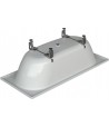 Pachet cada dreptunghiulara otel BetteForm 170x70cm, cu sifon Multiplex M5 si picioare, 2945-000+B600-901+B23-1500 - 6