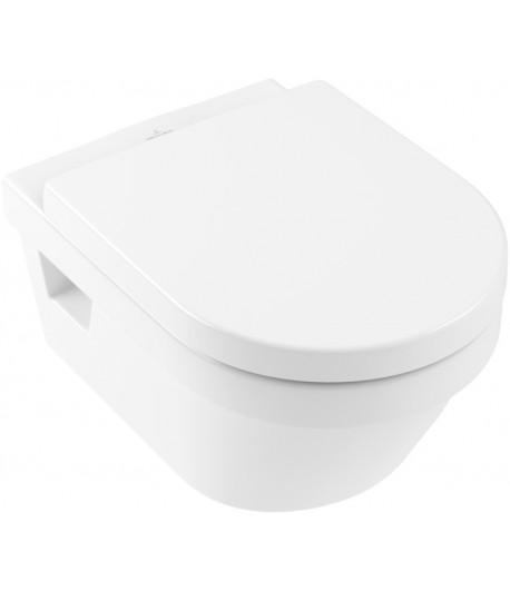 Pachet vas WC suspendat Rimless DirectFlush, cu capac inchidere lenta, Villeroy&Boch Architectura, 5684HR01 - 1
