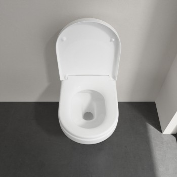 Pachet vas WC suspendat Rimless DirectFlush, cu capac inchidere lenta, Villeroy&Boch Architectura, 5684HR01 - 6