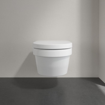 Pachet vas WC suspendat Rimless DirectFlush, cu capac inchidere lenta, Villeroy&Boch Architectura, 5684HR01 - 9