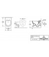 Pachet vas WC suspendat Rimless DirectFlush, cu capac inchidere lenta, Villeroy&Boch Architectura, 5684HR01 - 17