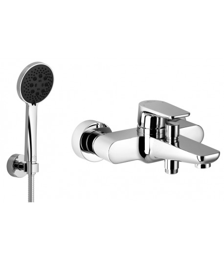 Set baterie si para de dus, Villeroy&Boch Subway, crom, 33200935-00+27805935-00 - 1