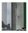 Set baterii, Villeroy&Boch Subway, cu baterie lavoar, baterie dus, set dus cu bara, crom - 4
