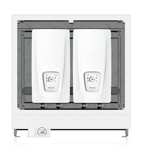 Incalzitor instant de apa, Clage E-comfort DSX Touch Twin, 2x18/21/24/27kW - 400 V, clasa A, 3200-36130 - 1