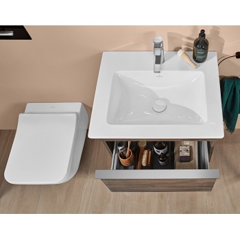 Set lavoar cu mobilier si oglinda, Villeroy&Boch Venticello, 60cm, A93201MS+41246101+A3106000 - 4