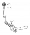 Sifon cada cu actionare prin rotire, Geberit, 52mm, crom, 150.520.21.6 - 1