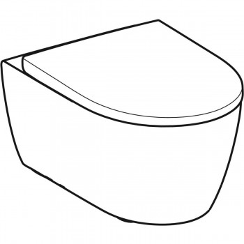 Set vas WC suspendat rimfree, Geberit iCon, cu capac inchidere lenta, 36x53cm, 501.664.00.1 - 3