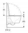 Set vas WC suspendat rimfree, Geberit iCon, cu capac inchidere lenta, 36x53cm, 501.664.00.1 - 6