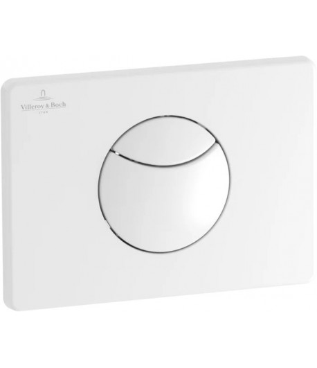 Clapeta actionare rezervor WC incastrat, Villeroy&Boch ViConnect, alb, 92248568 - 1