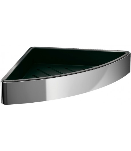 Etajera de colt, Emco Loft, crom/negru, 054500503 - 1