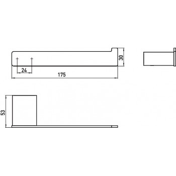 Suport pentru hartie de rezerva, Emco Loft, crom, 050500100 - 5