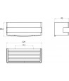 Etajera de dus, Emco System2, crom, 354500120 - 4