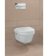 Set vas WC rimless suspendat, Villeroy&Boch Architectura, DirectFlush, capac inchidere lenta, Alb Alpin CeramicPlus, 5684HRR1 - 