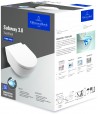Set vas WC rimless suspendat, Villeroy&Boch Subway 3.0, TwistFlush, cu capac inchidere lenta, 37x56cm, CeramicPlus, 4670TSR1 - 2