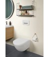 Set vas WC rimless suspendat, Villeroy&Boch Subway 3.0, TwistFlush, cu capac inchidere lenta, 37x56cm, CeramicPlus, 4670TSR1 - 1