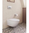 Set vas WC rimless suspendat, Villeroy&Boch Subway 3.0, TwistFlush, cu capac inchidere lenta, 37x56cm, CeramicPlus, 4670TSR1 - 1
