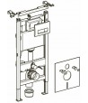 Set rezervor incastrat, Geberit Duofix, cu clapeta Delta 50 alba si set de fixare, 458.128.11.1 - 7