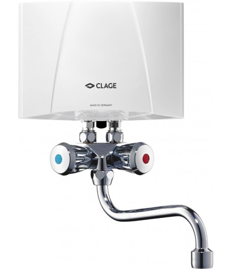 Set incalzitor instant de apa si baterie lavoar, Clage E-mini M3/SMB, 3.5kW - 230V, clasa A, 1500-17103 - 1