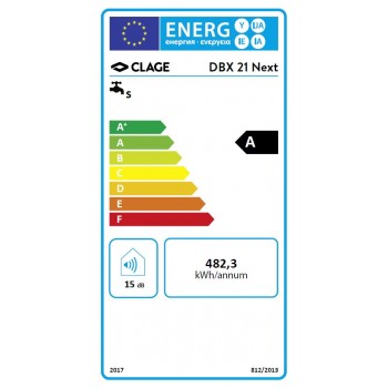 Incalzitor instant de apa, Clage E-comfort DBX 21 Next, 21kW - 400 V, clasa A, 3200-36121 - 3