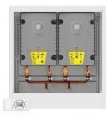 Incalzitor instant de apa, Clage E-module ISX Twin AP, 2x18/21/24/27kW - 400V, montaj aparent, clasa A, 3200-37133 - 1
