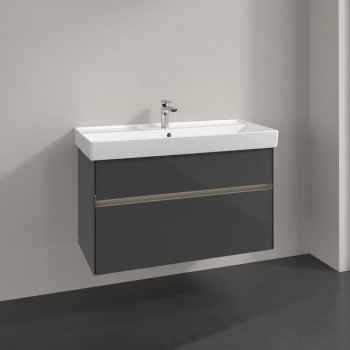 Dulap baza suspendat, Villeroy&Boch Collaro, 95.4x54.6x44.4cm, iluminare ambientala, C011L0 - 32