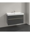 Dulap baza suspendat, Villeroy&Boch Collaro, 95.4x54.6x44.4cm, iluminare ambientala, C011L0 - 32