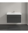 Dulap baza suspendat, Villeroy&Boch Collaro, 95.4x54.6x44.4cm, iluminare ambientala, C011L0 - 33