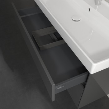 Dulap baza suspendat, Villeroy&Boch Collaro, 95.4x54.6x44.4cm, iluminare ambientala, C011L0 - 36