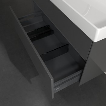 Dulap baza suspendat, Villeroy&Boch Collaro, 95.4x54.6x44.4cm, iluminare ambientala, C011L0 - 37