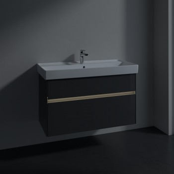 Dulap baza suspendat, Villeroy&Boch Collaro, 95.4x54.6x44.4cm, iluminare ambientala, C011L0 - 38