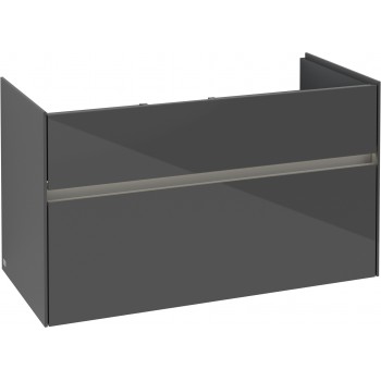 Dulap baza suspendat, Villeroy&Boch Collaro, 95.4x54.6x44.4cm, iluminare ambientala, C011L0 - 30
