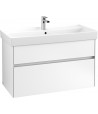Dulap baza suspendat, Villeroy&Boch Collaro, 95.4x54.6x44.4cm, iluminare ambientala, C011L0 - 58