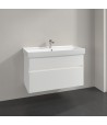 Dulap baza suspendat, Villeroy&Boch Collaro, 95.4x54.6x44.4cm, iluminare ambientala, C011L0 - 59