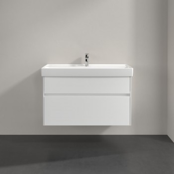 Dulap baza suspendat, Villeroy&Boch Collaro, 95.4x54.6x44.4cm, iluminare ambientala, C011L0 - 60