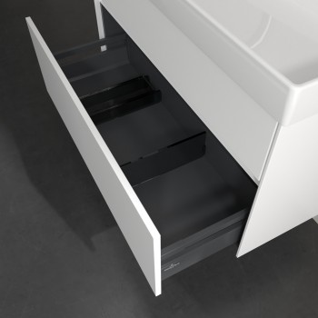 Dulap baza suspendat, Villeroy&Boch Collaro, 95.4x54.6x44.4cm, iluminare ambientala, C011L0 - 64