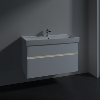 Dulap baza suspendat, Villeroy&Boch Collaro, 95.4x54.6x44.4cm, iluminare ambientala, C011L0 - 65