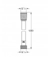 Furtun de dus, Grohe Relexaflex, 1.25m, crom, 45971001 - 3