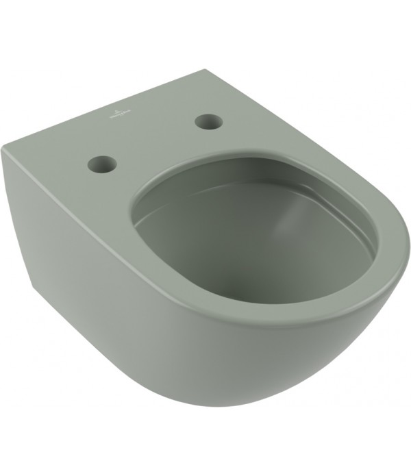 Vas WC rimless suspendat, Villeroy&Boch Antao, TwistFlush, 37x56cm, Morning Green CeramicPlus TitanGlaze, 4674T0R8 - 11