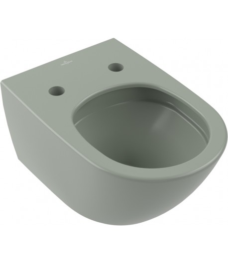 Vas WC rimless suspendat, Villeroy&Boch Antao, TwistFlush, 37x56cm, Morning Green CeramicPlus TitanGlaze, 4674T0R8 - 11