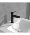 Baterie lavoar fara ventil, Villeroy&Boch Dawn, negru mat, TVW106103151K5 - 7