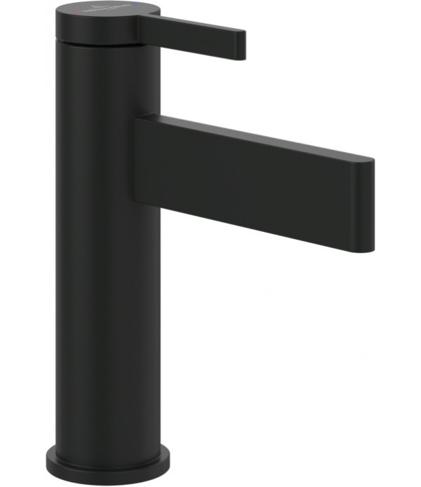 Baterie lavoar fara ventil, Villeroy&Boch Dawn, negru mat, TVW106103151K5 - 1