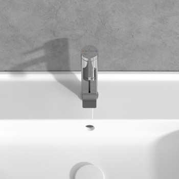 Baterie lavoar fara ventil, Villeroy&Boch Dawn, crom, TVW10610315261 - 4