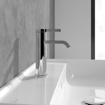 Baterie lavoar fara ventil, Villeroy&Boch Dawn, crom, TVW10610315261 - 6