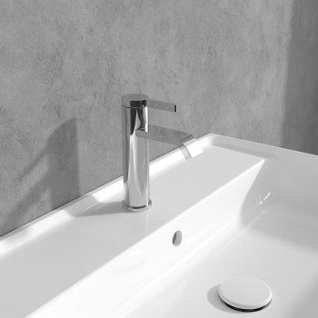 Baterie lavoar fara ventil, Villeroy&Boch Dawn, crom, TVW10610315261 - 7