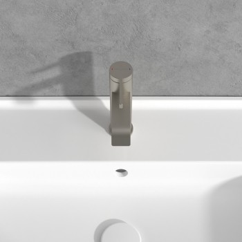 Baterie lavoar fara ventil, Villeroy&Boch Dawn, nichel mat periat, TVW10610315264 - 5