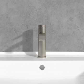Baterie lavoar fara ventil, Villeroy&Boch Dawn, nichel mat periat, TVW10610315264 - 6