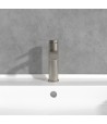 Baterie lavoar fara ventil, Villeroy&Boch Dawn, nichel mat periat, TVW10610315264 - 6
