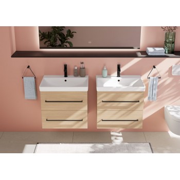 Baterie lavoar fara ventil, Villeroy&Boch Dawn, negru mat, TVW106103152K5 - 13